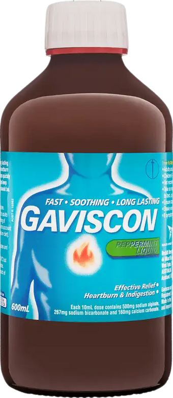 compare product GAVISCON Liquid Peppermint 600ml