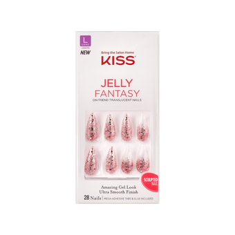 compare product Kiss Jelly Fantasy Jelly Like Nails 28 Pack