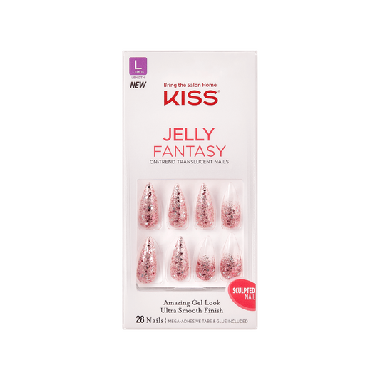 Kiss Jelly Fantasy jelly-like press-on nails 28 pack - Invercargill Pharmacy
