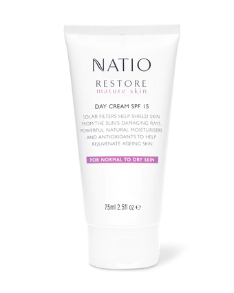 compare product NATIO Restore Day Cm SPF15 75ml