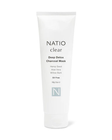 NATIO Clear D/D Charcoal Mask 100g