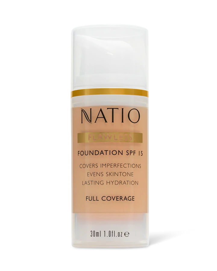 NATIO Flawless Fdn SPF15 Lt Medium
