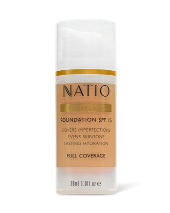 compare product NATIO Flawless Fdn SPF15 Medium