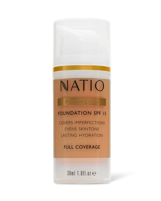 NATIO Flawless Fdn SPF15 Med Tan