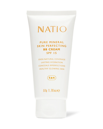 compare product NATIO PM SPerf BB Cr. SPF15 Tan 50g