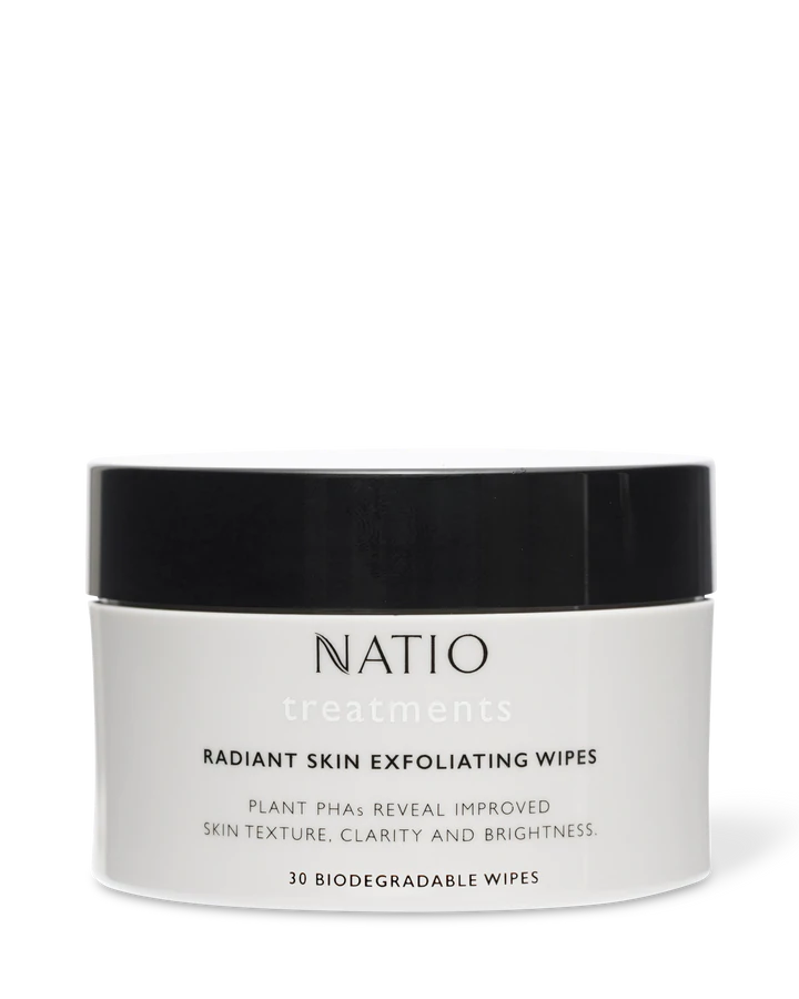 NATIO Treat. Radiant SExf Wipes 30pk