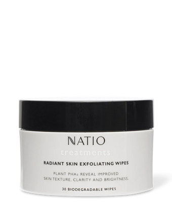 compare product NATIO Treat. Radiant SExf Wipes 30pk
