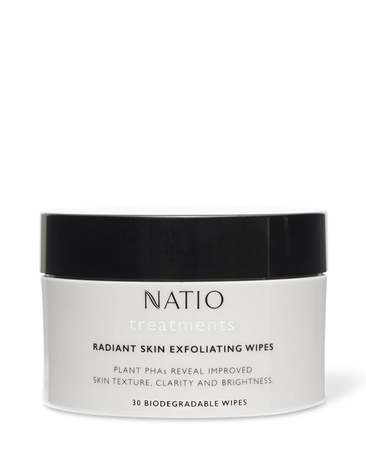 NATIO Treat. Radiant SExf Wipes 30pk