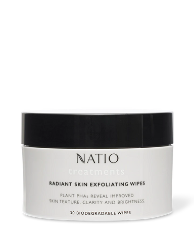 NATIO Treat. Radiant SExf Wipes 30pk