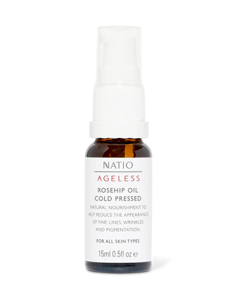 compare product NATIO Ageless Rose Hip Oil 15ml