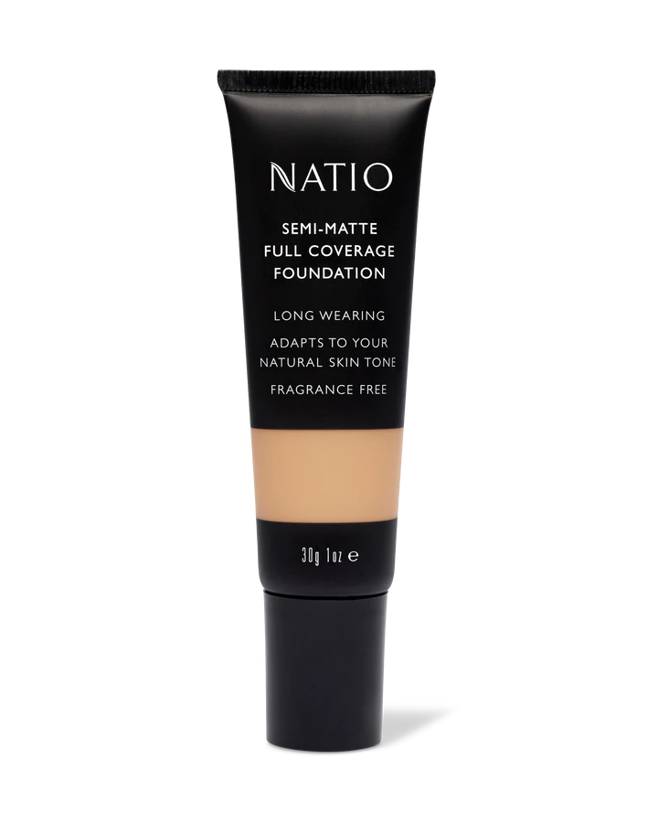 NATIO Semi Mat Full Cov Fnd Gldn 30g