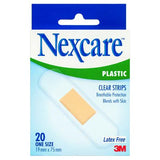 N/C Clear Plastic Strips 20pk