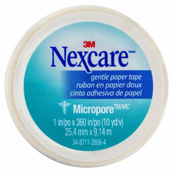 compare product N/C Gntle Ppr Tape 25.4mmx9.14m Wht