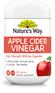 compare product Natures Way A/Cider Vinegar 120s