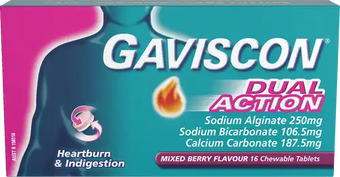 compare product GAVISCON Dual Actn Mixed Bry 16s