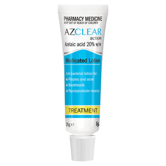 compare product EGO Azclear Action Medicated Lot 25g