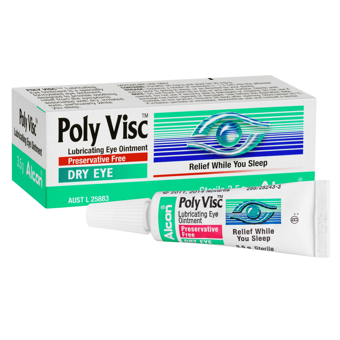 POLY-VISC Lub. Eye Ointment 3.5g