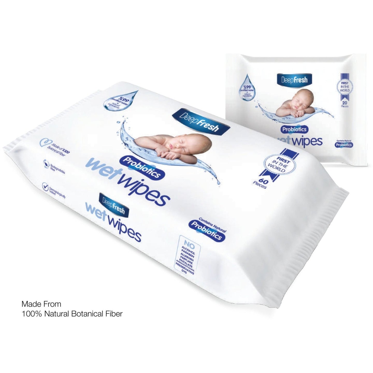 Probiotics antibacterial wet wipes 60 pack with natural probiotics - Invercargill Pharmacy