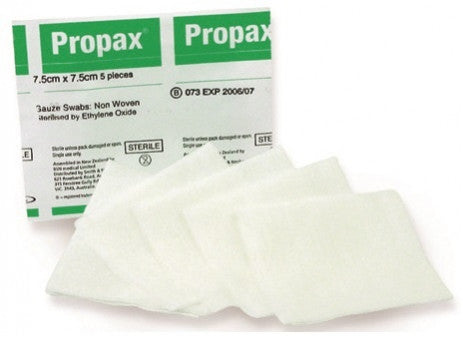 PROPAX NonWoven Gauze 7.5cmx7.5cm 5