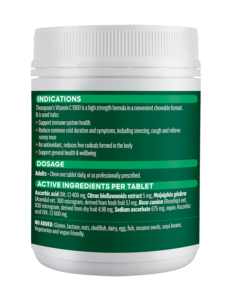 TN Vitamin C 1000mg Chewable 150s