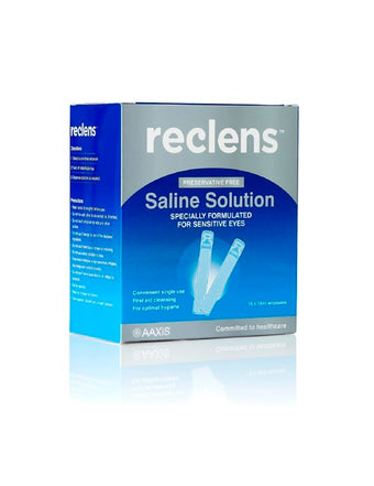 compare product Reclens Saline P/F Ampoule 15x15ml