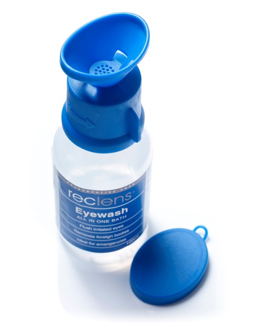 Reclens Eyewash with Eye Cup 100ml