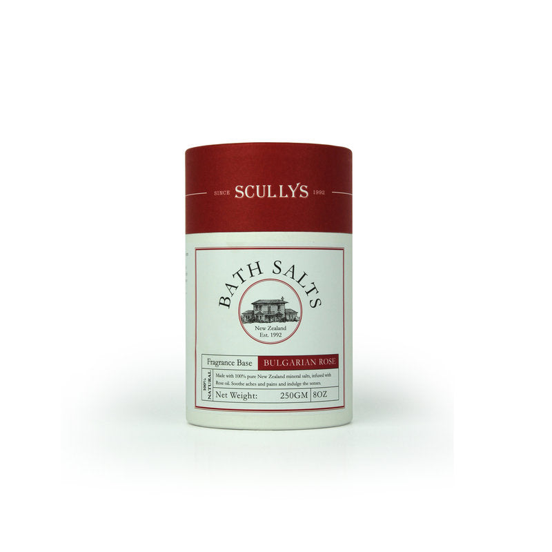 SCULLYS Bulgarian Rse Bath Salt 250g