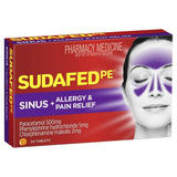 SUDAFED PE Sinus Allergy & Pain 24s