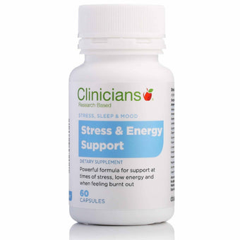 compare product CLINIC. Stress&Energy Supp VCaps 60s