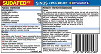 SUDAFED PE D&N Relief Tabs 48s