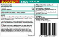 SUDAFED PE Sinus and Pain Tabs 20s