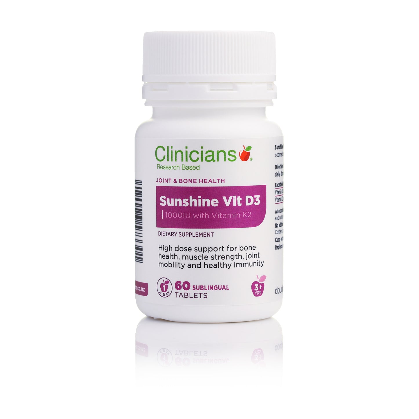 CLINIC. Sunshine Vitamin D3 Tabs 60s