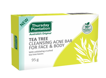 compare product Thursday Plantation Tea Tree Cleansing Acne Bar for Face & Body 95g