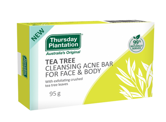 Thursday Plantation Tea Tree Cleansing Acne Bar for Face & Body 95g