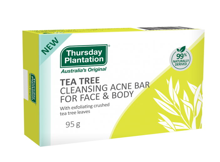 Thursday Plantation Tea Tree Cleansing Acne Bar for Face & Body 95g