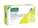 Thursday Plantation Tea Tree Cleansing Acne Bar for Face & Body 95g