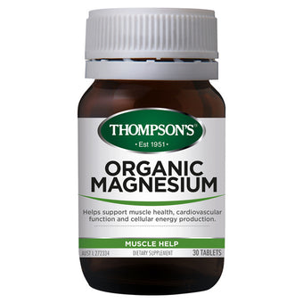compare product TN Organic Magnesium Tablets 30s