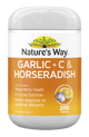 NATURES WAY Garlic Vit C H/rad 200s