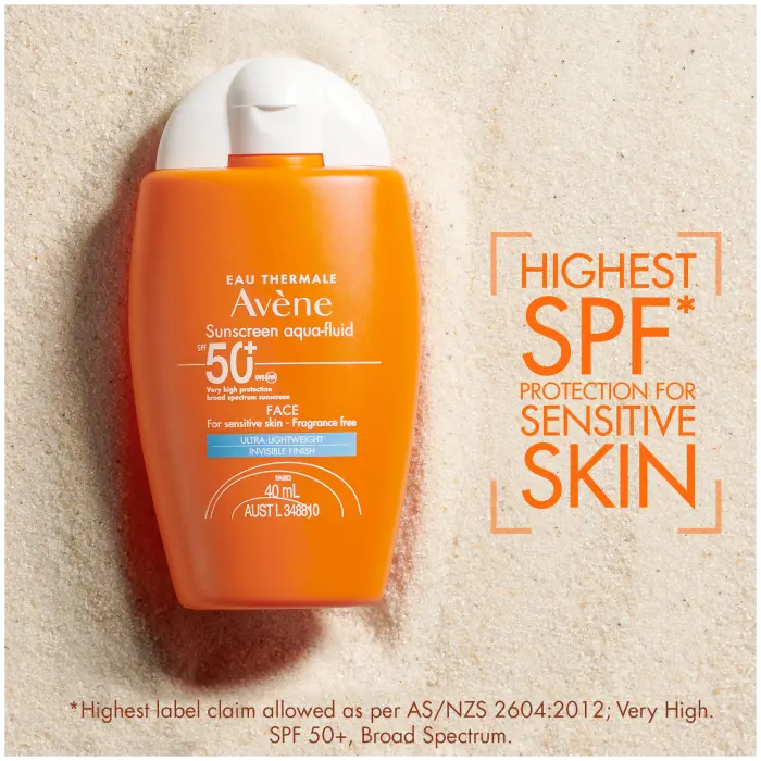 AVENE Sunscreen A/Fluid SPF50+ 40ml