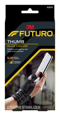 compare product FUTURO Deluxe Thumb Stab. Blk S/M