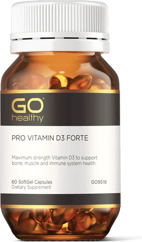 GO PRO Vit D3 Forte 60 S/Gel Cap