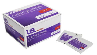compare product USL Med. Alcohol Swab 70% Box200