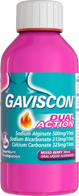 compare product GAVISCON Dual Act M/Berry Liq 300ml